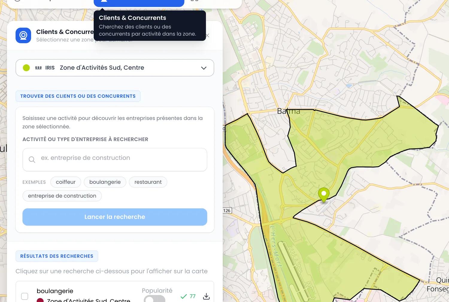 Notes Google des concurrents
